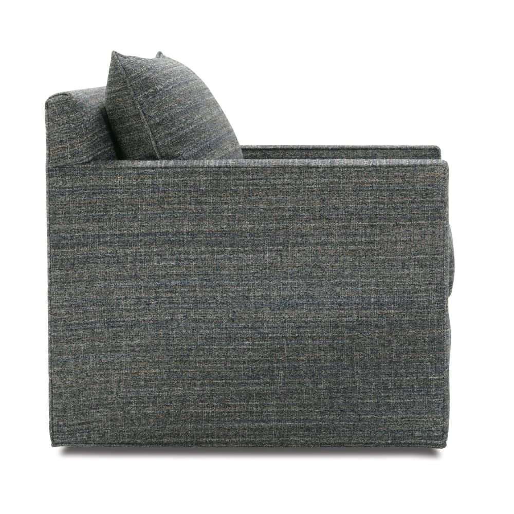 Rowe Furniture Springfield Upholstered Swivel Chair ~ Available to Custom Order In All Fabrics - Image 4