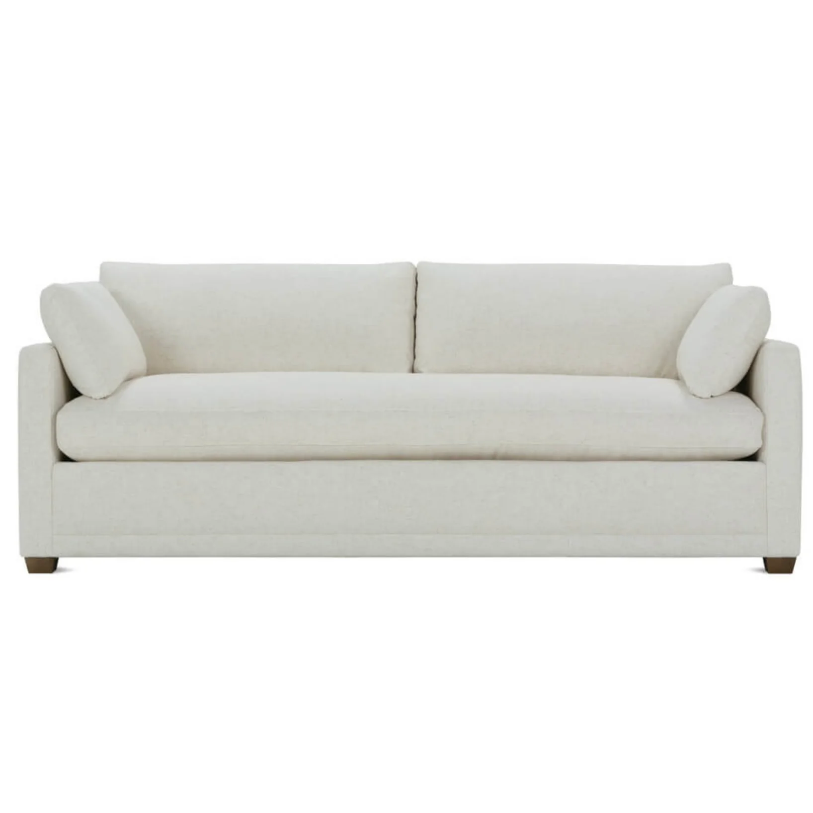 Rowe Furniture Sylvie Bone White Performance Fabric Bench Cushion 88” Sofa ~ Express Collection - Image 7