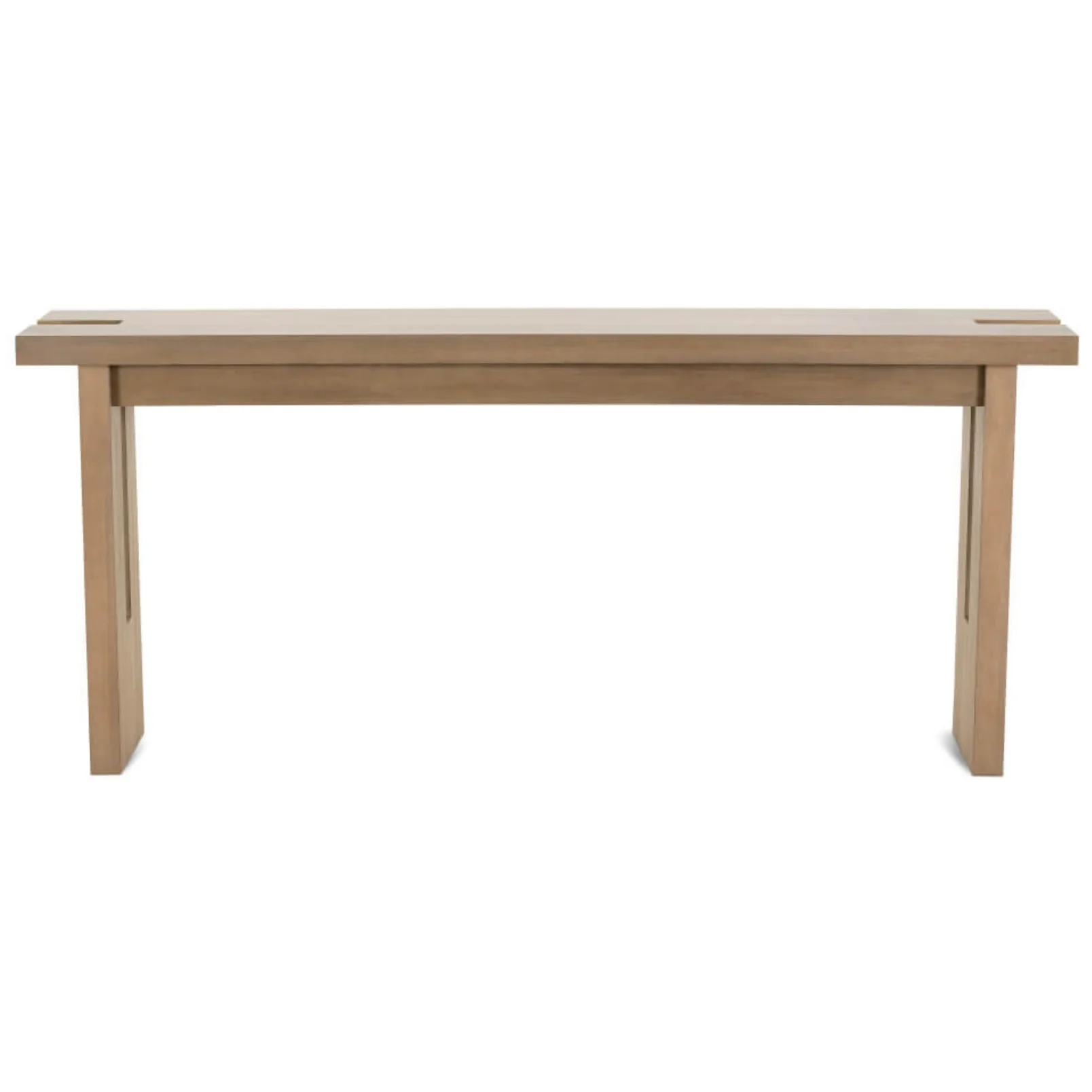 Rowe Furniture Theory Acacia Wood Console Table - Image 3
