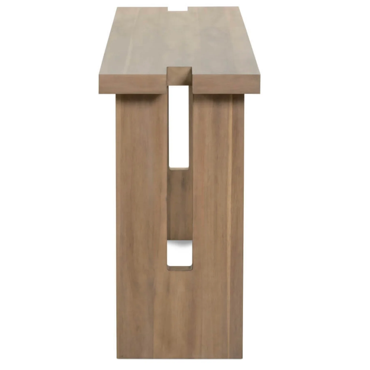 Rowe Furniture Theory Acacia Wood Console Table - Image 4