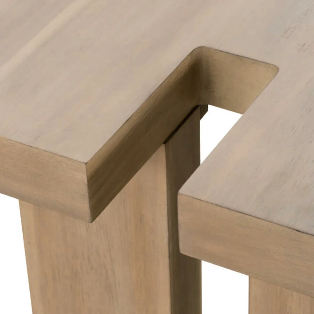 Rowe Furniture Theory Acacia Wood Console Table - Image 5