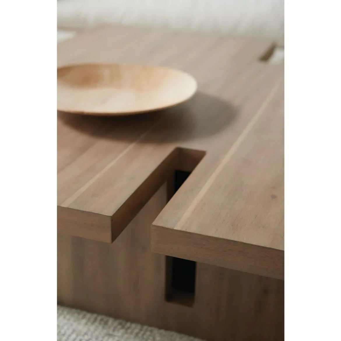 Rowe Furniture Theory Wood Square Coffee Table - Image 6