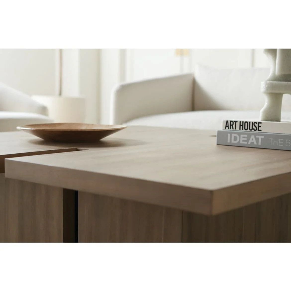 Rowe Furniture Theory Wood Square Coffee Table - Image 8