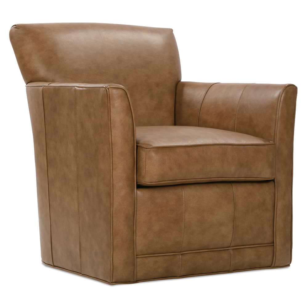 Rowe Furniture Times Square Leather Swivel Chair ~ Available In Swivel Glider and To Custom Order in All Leathers - Image 2