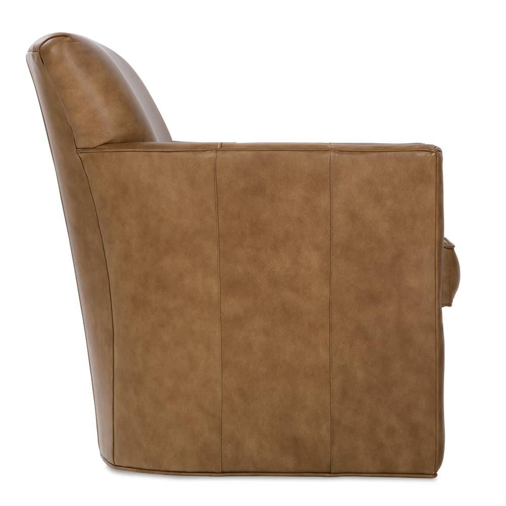 Rowe Furniture Times Square Leather Swivel Chair ~ Available In Swivel Glider and To Custom Order in All Leathers - Image 3