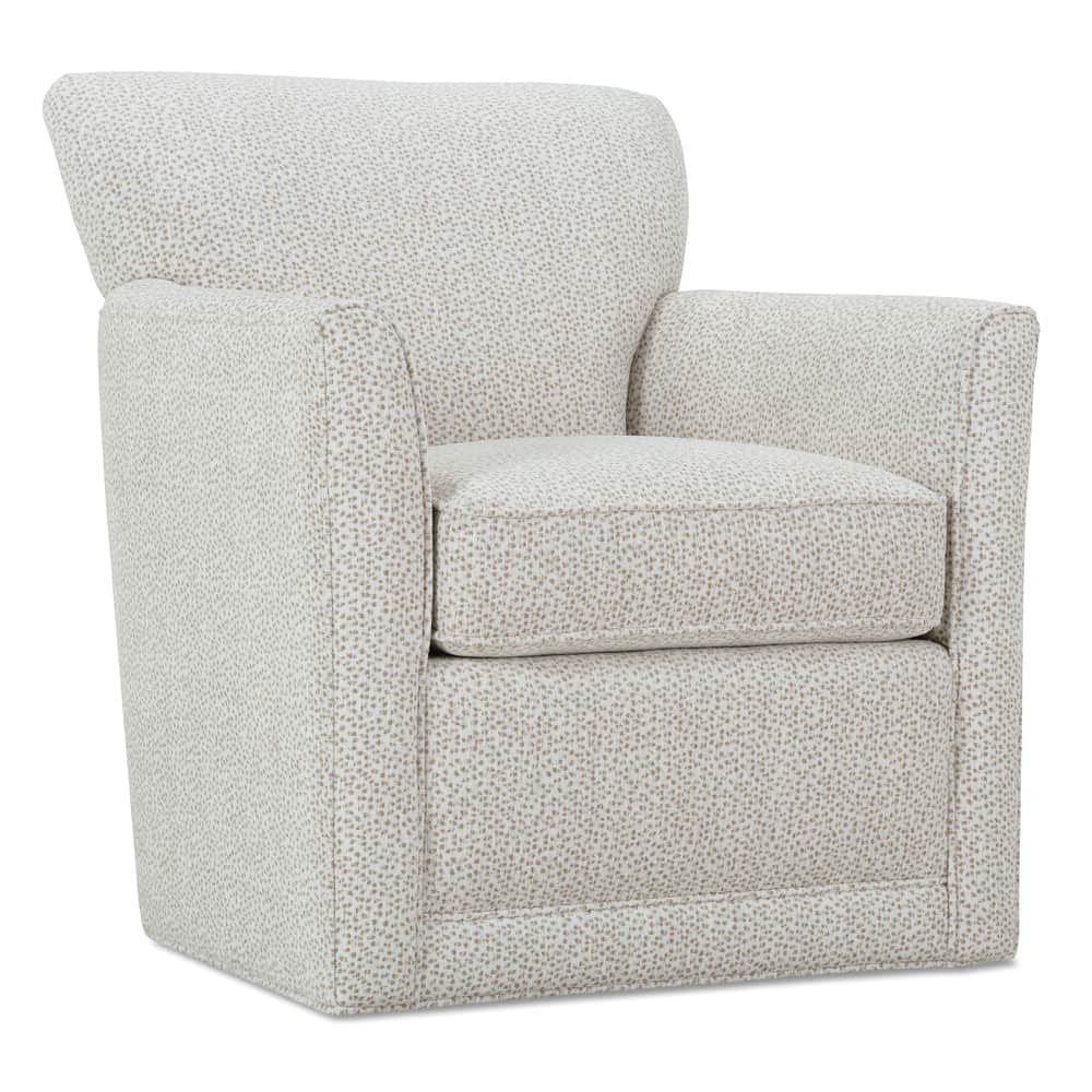 Rowe Furniture Times Square Upholstered Swivel Chair ~ Available In Swivel Glider and To Custom Order in All Fabrics - Image 3