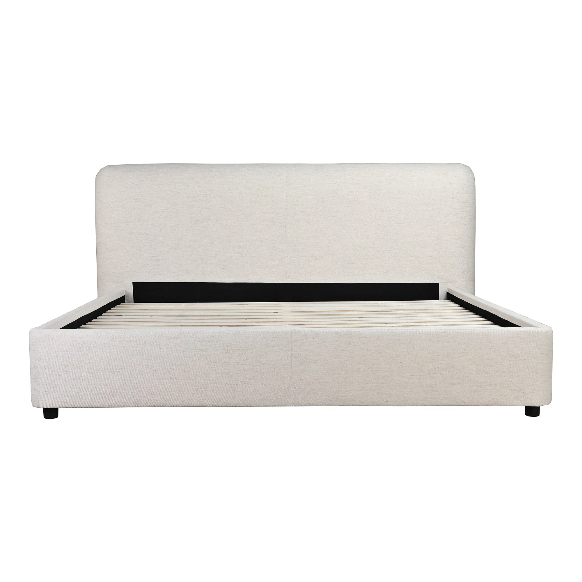 Moe's Home Collection Samara Cottage Linen King Bed - Image 5