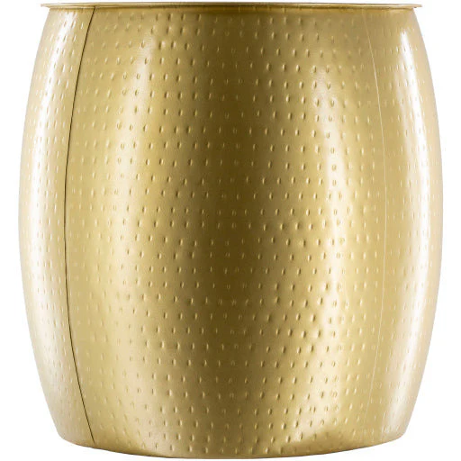 Surya Sansa Modern Gold Metal Round Accent Side Table SAA-001 - Image 3