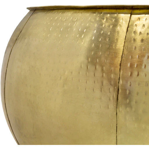 Surya Sansa Modern Gold Metal Round Accent Side Table SAA-001 - Image 5