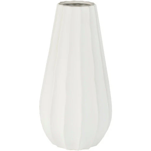 Surya Santino Collection Modern Set of 3 White Ceramic Vases SIO-002 - Image 7