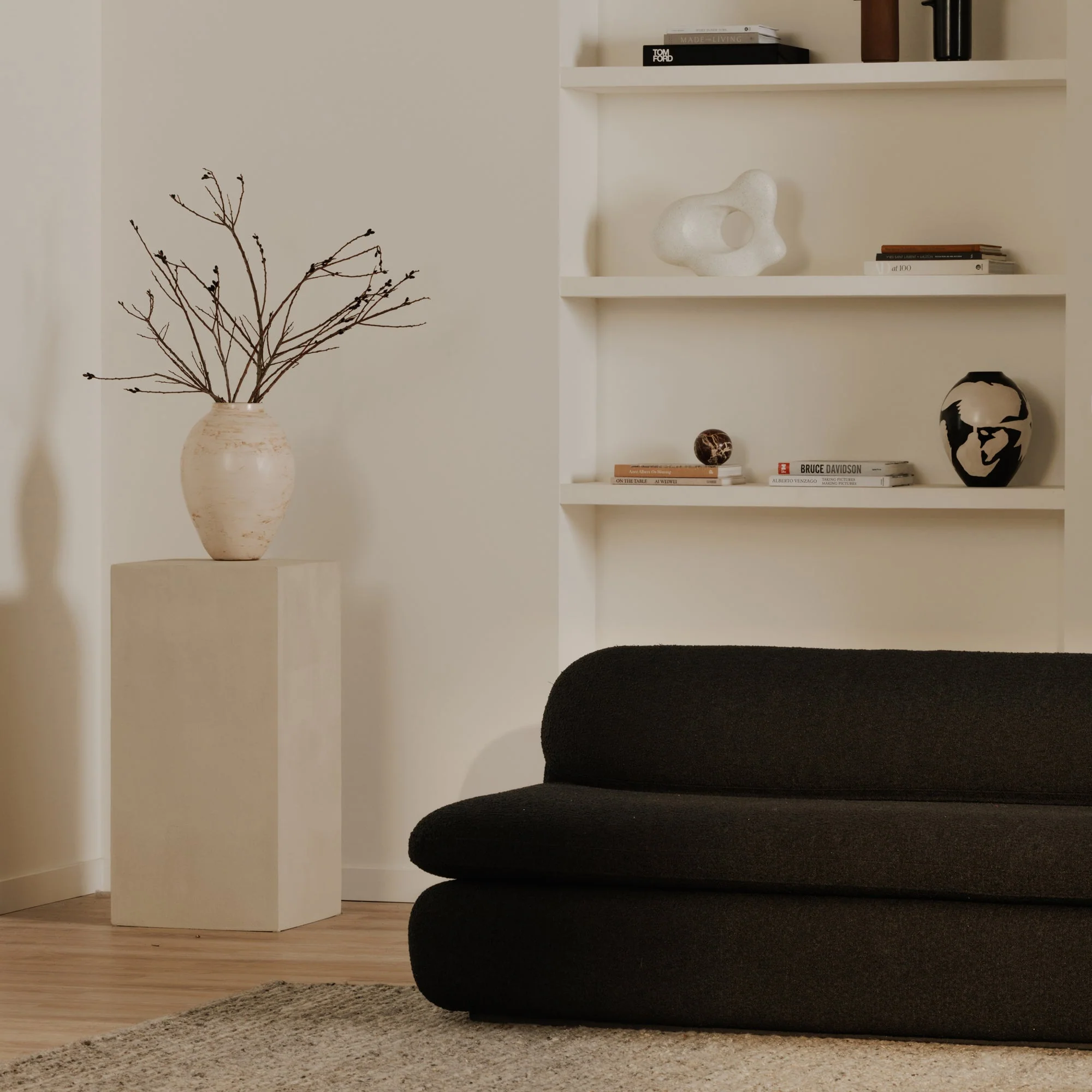 Moe's Home Collection Scout Black Sofa - Image 8