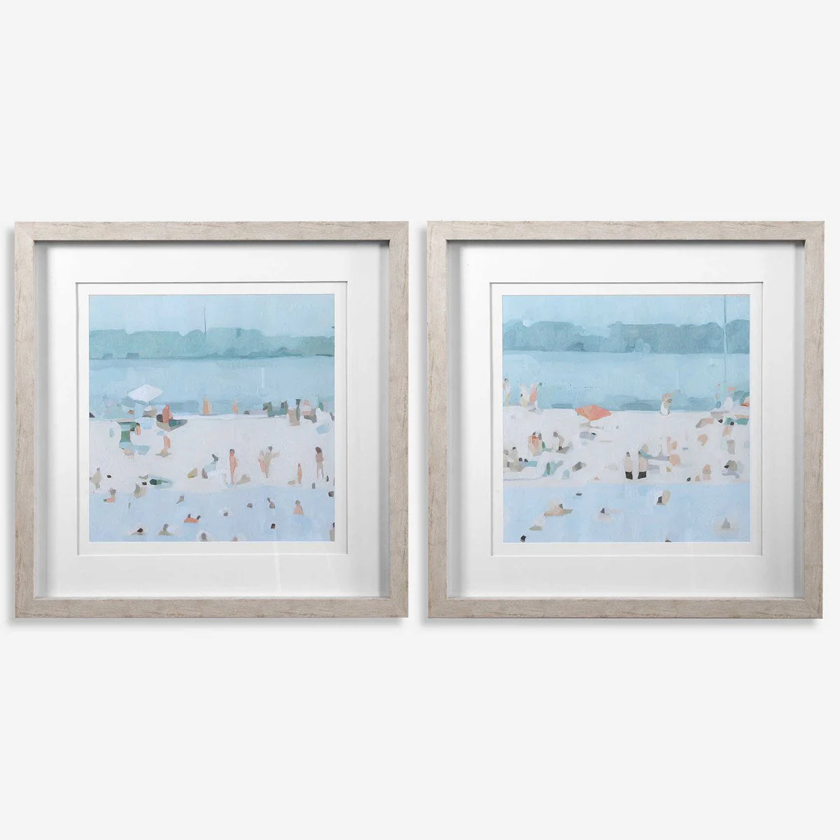 Uttermost Sea Glass Sandbar Set of 2 Framed Prints - Image 2