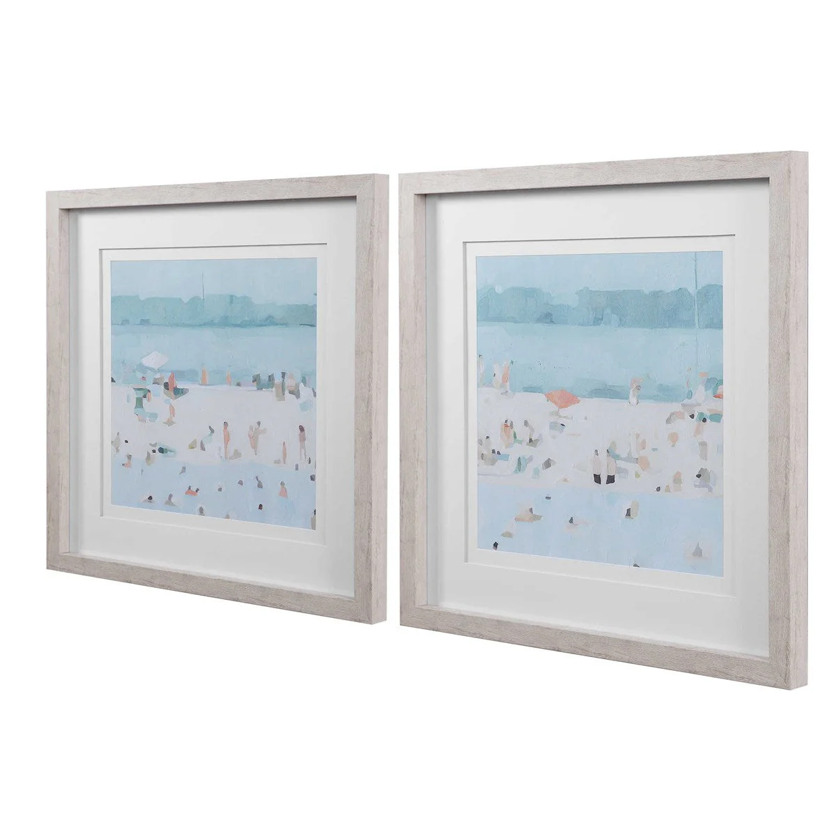 Uttermost Sea Glass Sandbar Set of 2 Framed Prints - Image 4