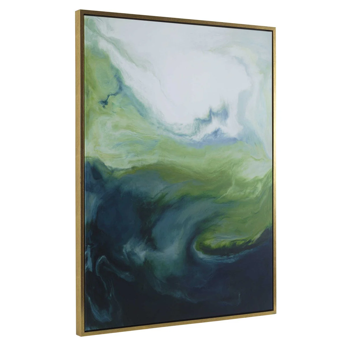 Uttermost Serene Green Framed Canvas - Image 4