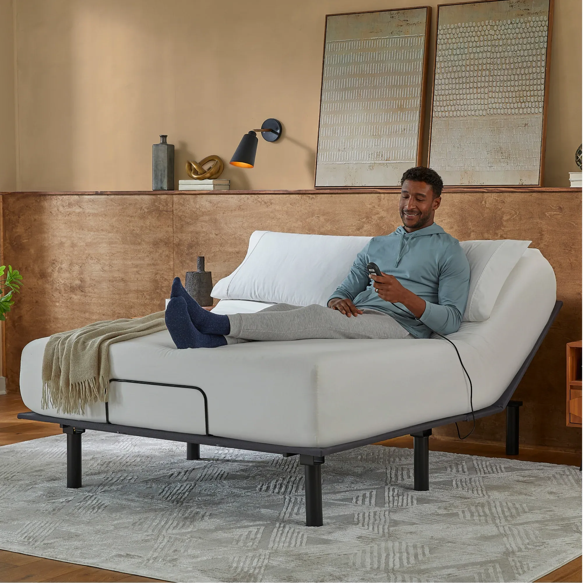 Serta Baselogic Bronze Adjustable Base Mattress Foundation ~ Available in Twin XL, Full, Queen, King and Cal King Sizes - Image 2