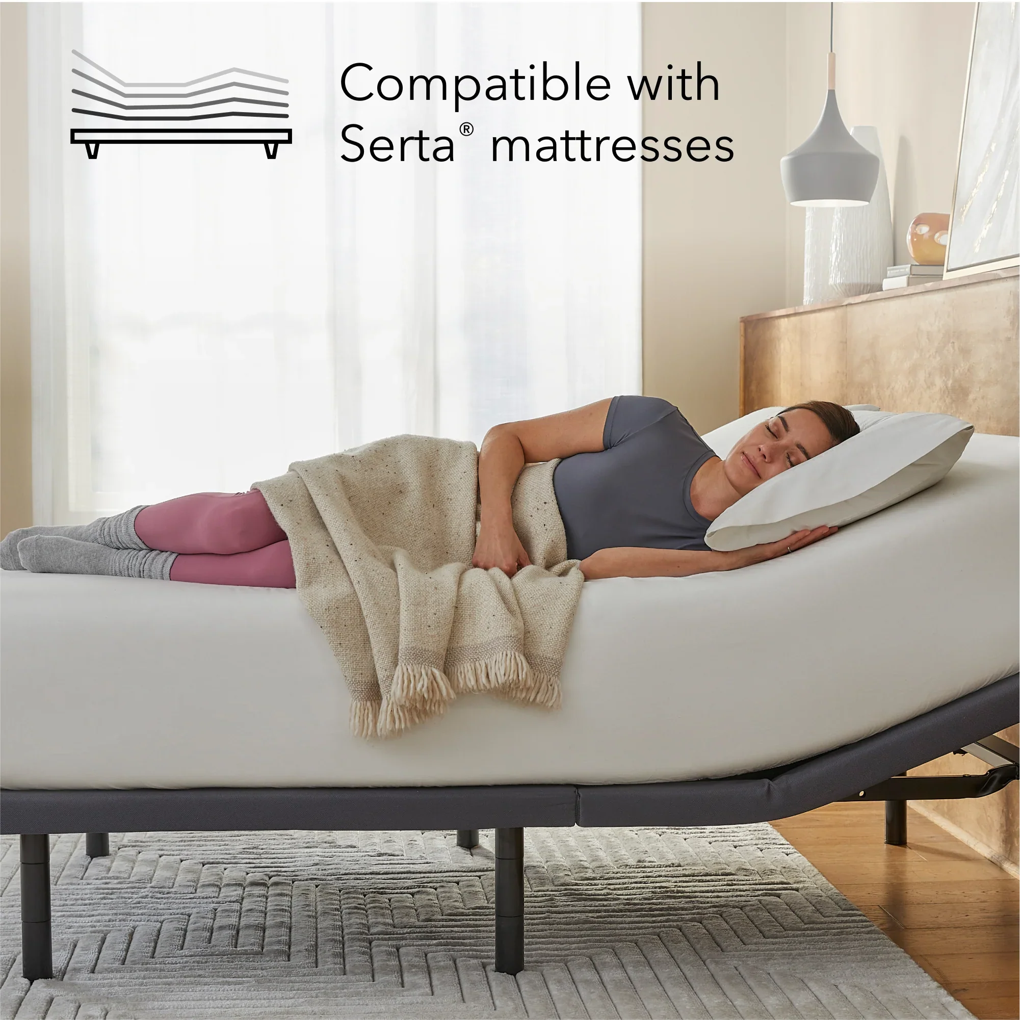 Serta Baselogic Gold Adjustable Base Mattress Foundation ~ Available in Twin XL, Full, Queen, King and Cal King Sizes - Image 8