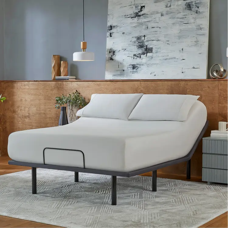 Serta Baselogic Silver Adjustable Base Mattress Foundation ~ Available in Twin XL, Full, Queen, King and Cal King Sizes