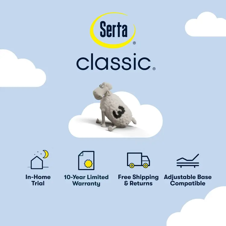 Serta Classic Brecon Mattress Enhanced Firm ~ Available in Twin, Twin XL, Full, Queen, King and Cal King Sizes - Image 8
