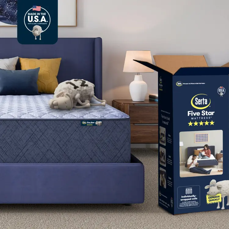 Serta Five Star Mattress Bed in a Box 14” Firm