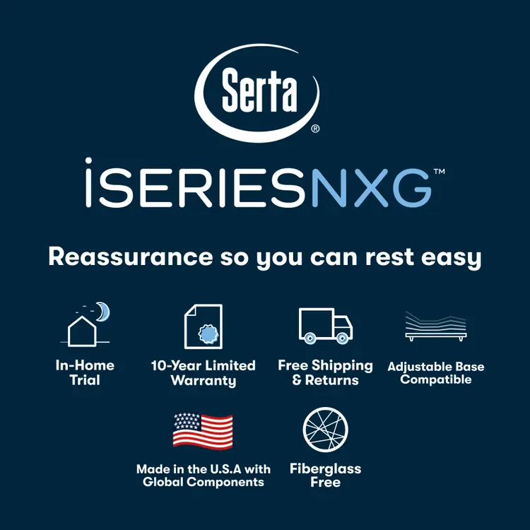 Serta iSeries NXG Mattress 3500 Hybrid Firm ~ Available in Twin XL, Full, Queen, King and Cal King Sizes - Image 9