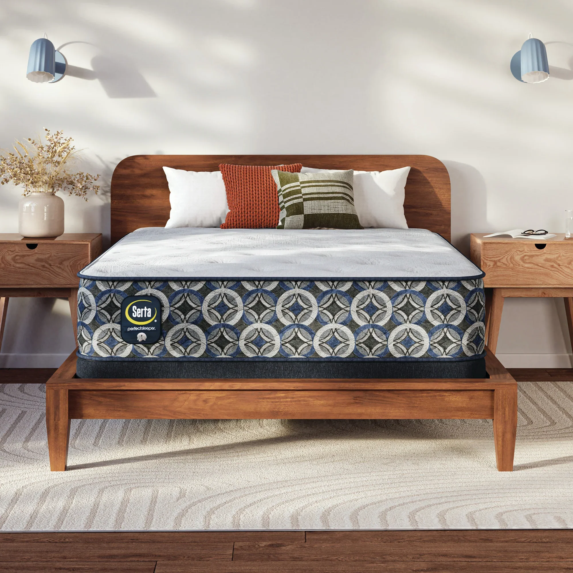 Serta Perfect Sleeper Innerspring Cascade Ridge Plush 12.5” Mattress ~ Available in Twin, Twin XL, Full, Queen, King and Cal King Sizes