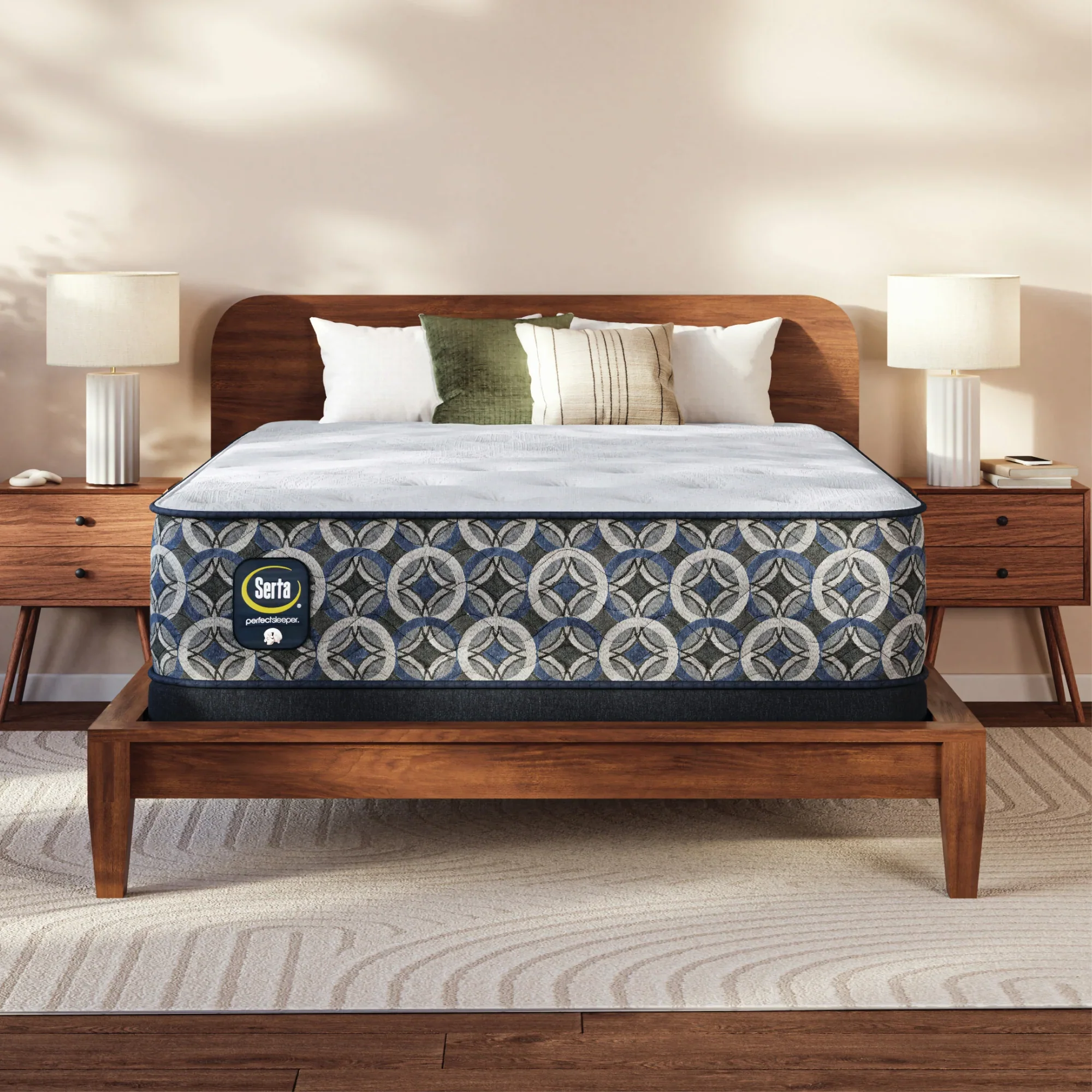 Serta Perfect Sleeper Innerspring Cascade Canyon Plush 13.5” Mattress ~ Available in Twin, Twin XL, Full, Queen, King and Cal King Sizes