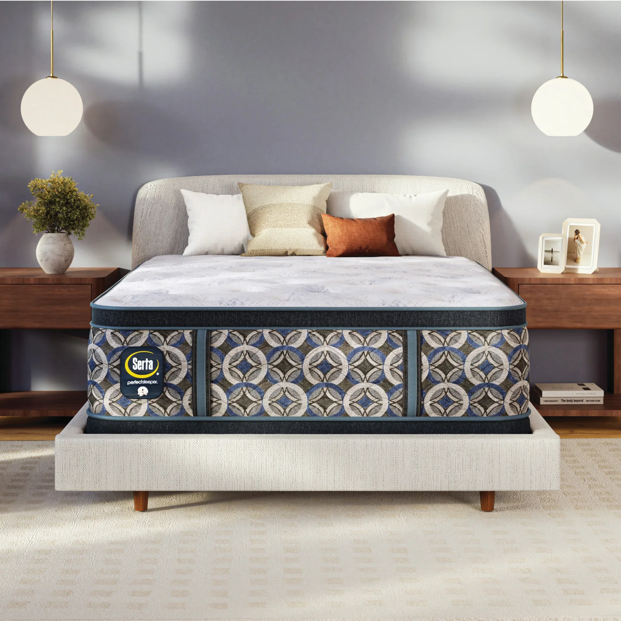 Serta Perfect Sleeper Innerspring Cascade Range Plush Pillow Top 15” Mattress ~ Available in Twin, Twin XL, Full, Queen, King and Cal King Sizes