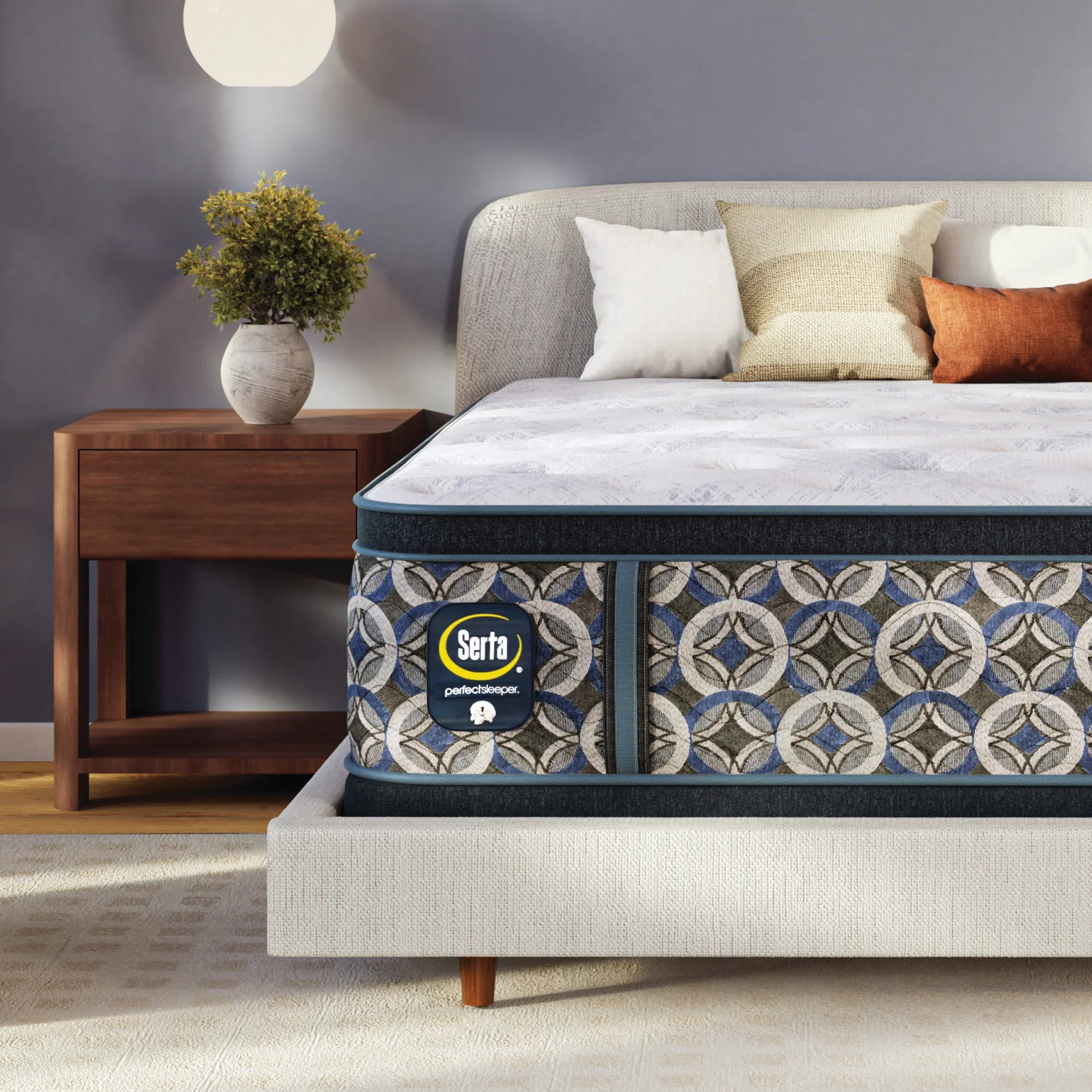 Serta Perfect Sleeper Innerspring Cascade Range Plush Pillow Top 15” Mattress ~ Available in Twin, Twin XL, Full, Queen, King and Cal King Sizes - Image 2