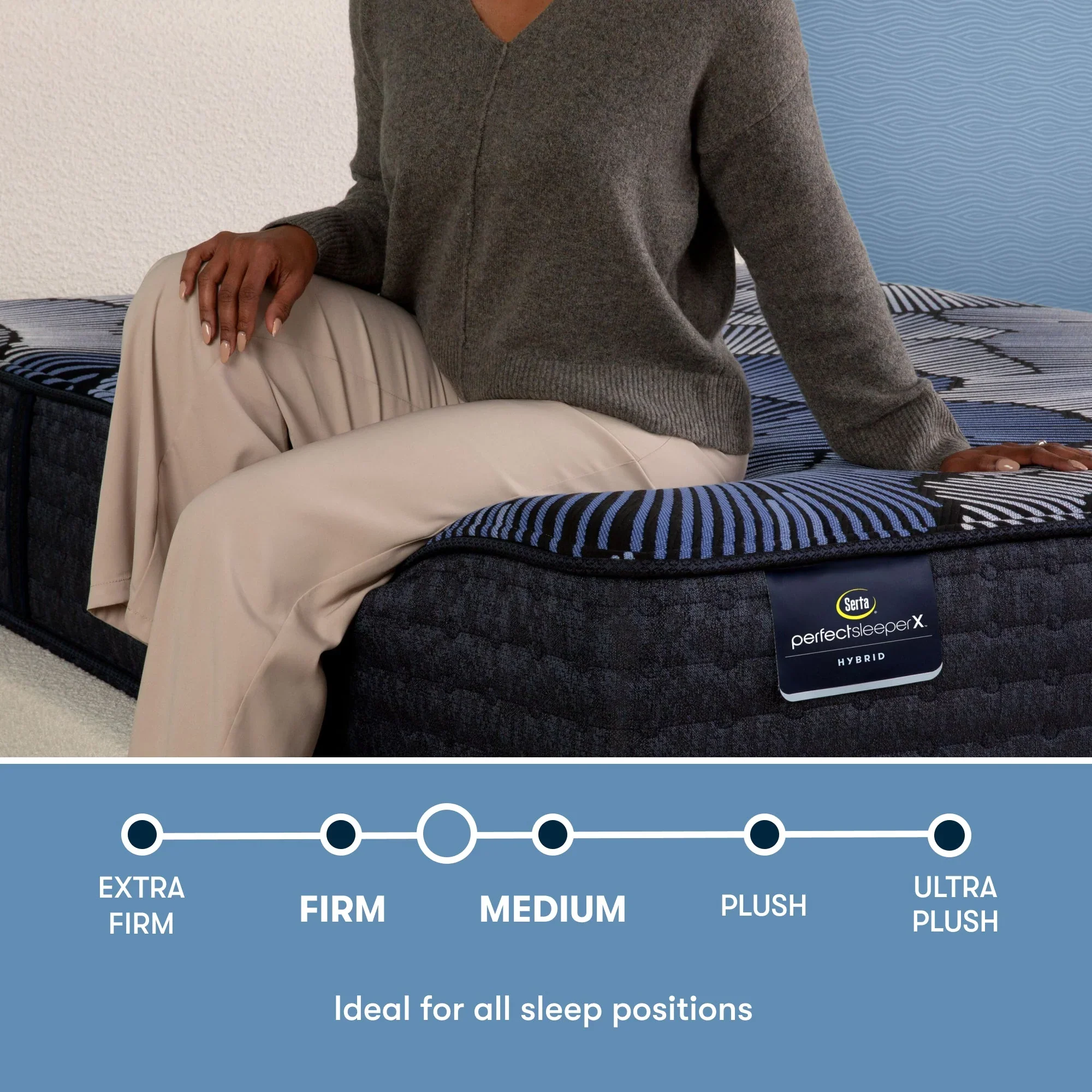 Serta Perfect Sleeper X Hybrid Prescott Mattress Level Two Medium Firm ~ Available in Twin XL, Full, Queen, King and Cal King Sizes - Image 4