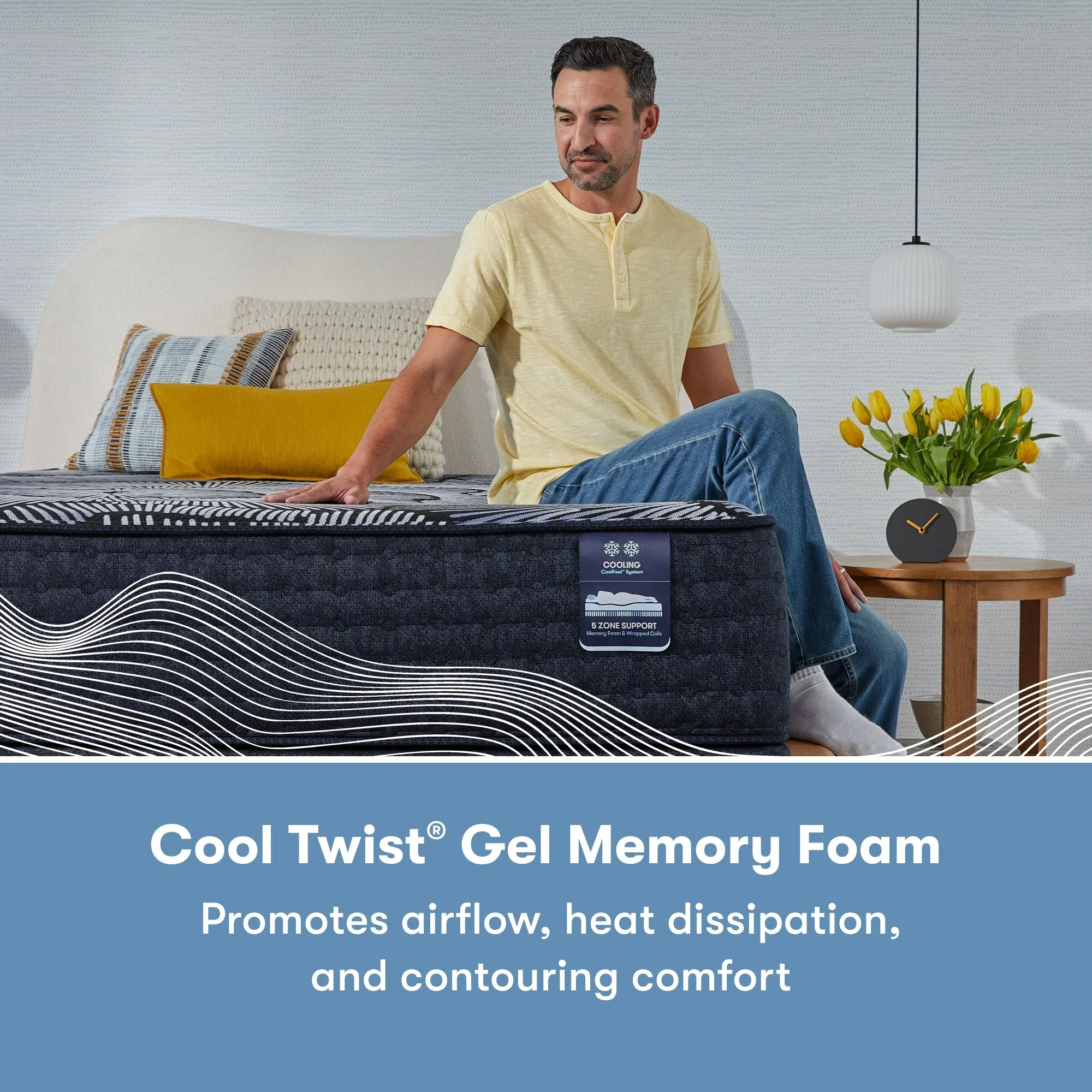 Serta Perfect Sleeper X Hybrid Prescott Mattress Level Two Medium Firm ~ Available in Twin XL, Full, Queen, King and Cal King Sizes - Image 8