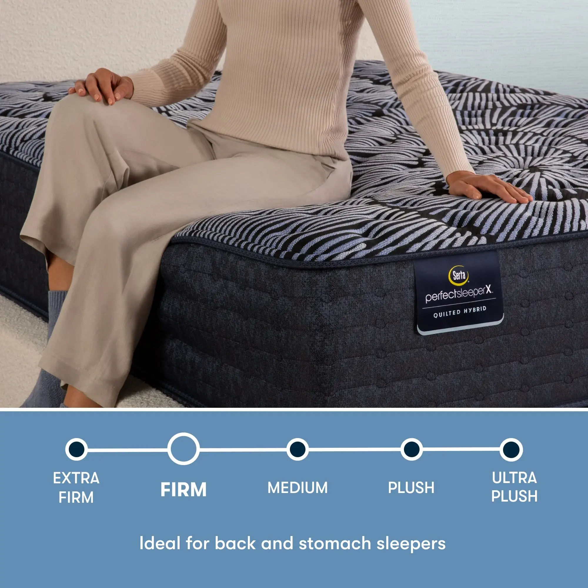 Serta Perfect Sleeper X Quilted Hybrid Knox Mattress Level One Firm ~ Available in Twin XL, Full, Queen, King and Cal King Sizes - Image 4