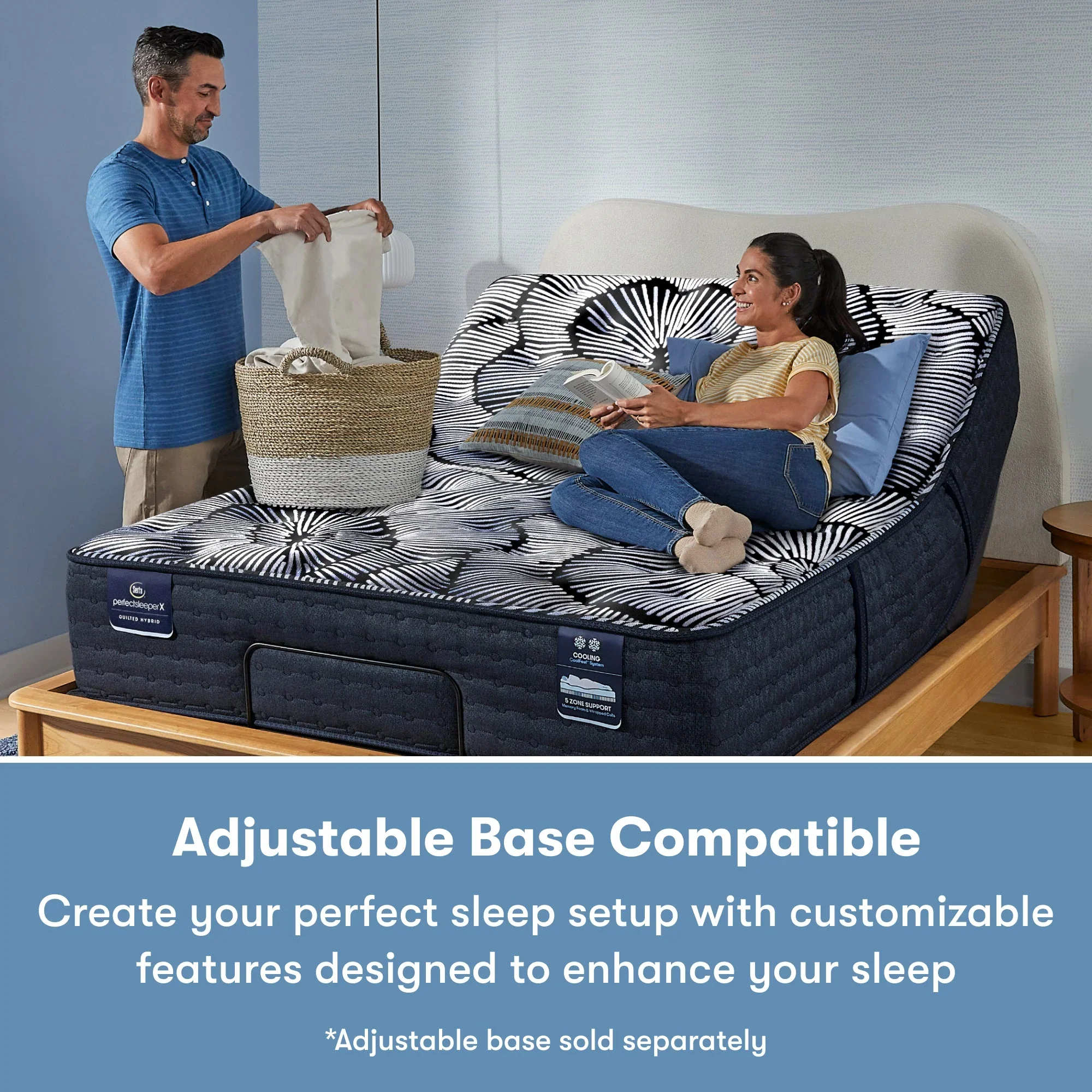 Serta Perfect Sleeper X Quilted Hybrid Lexton Mattress Level One Medium Pillow Top ~ Available in Twin XL, Full, Queen, King and Cal King Sizes - Image 9