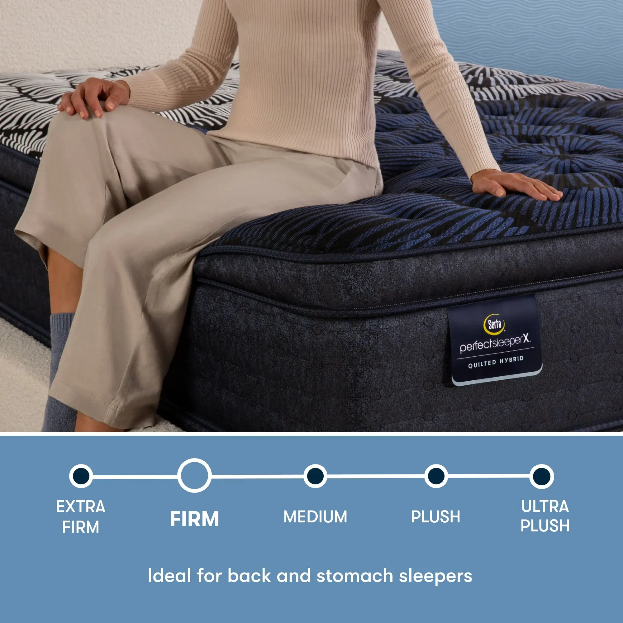 Serta Perfect Sleeper X Quilted Hybrid Max Mattress Level Two Firm Pillow Top ~ Available in Twin XL, Full, Queen, King and Cal King Sizes - Image 4