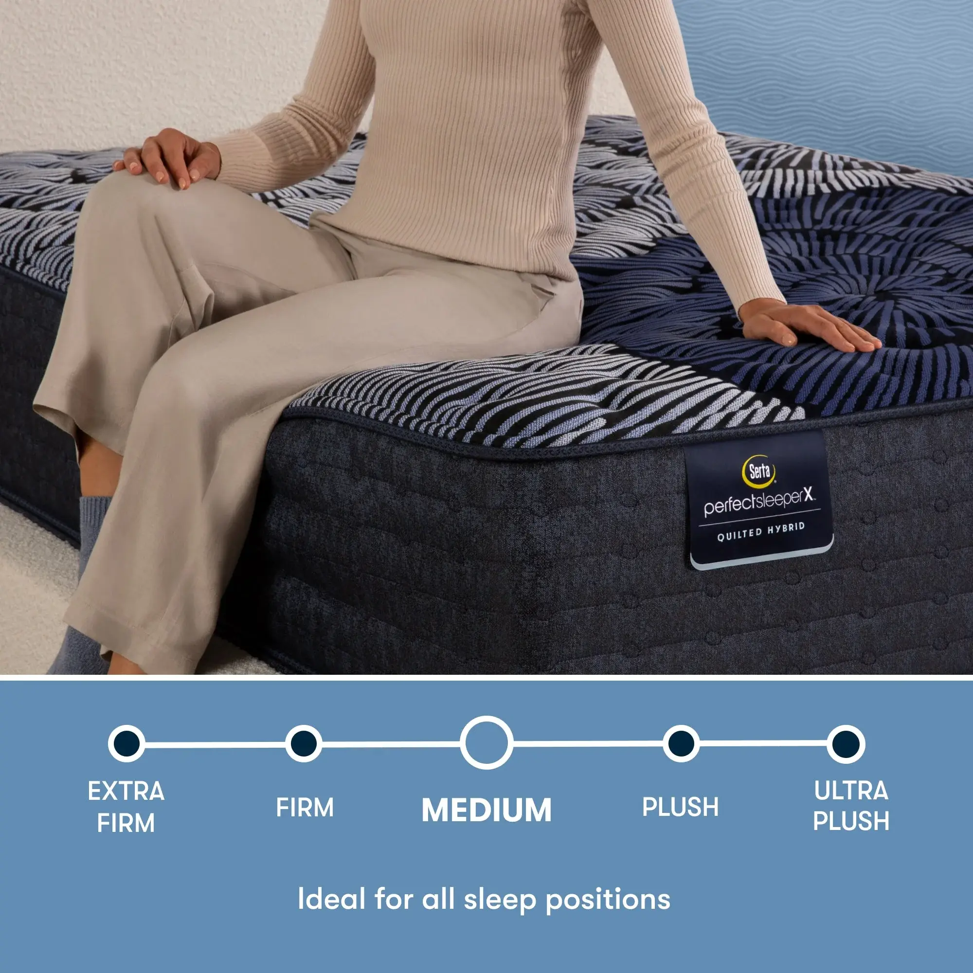 Serta Perfect Sleeper X Quilted Hybrid Max Mattress Level Two Medium ~ Available in Twin XL, Full, Queen, King and Cal King Sizes - Image 4