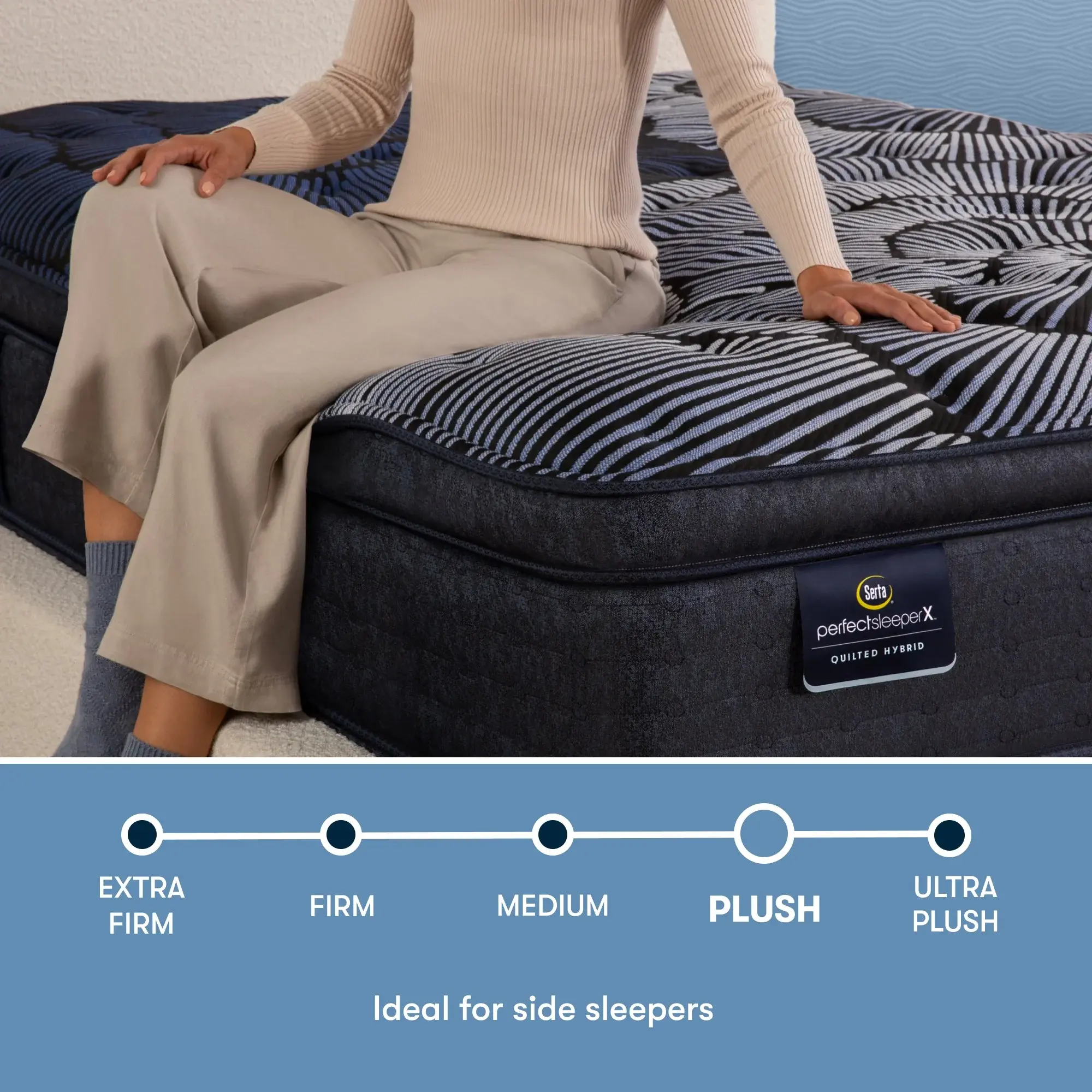 Serta Perfect Sleeper X Quilted Hybrid Max Mattress Level Two Plush Pillow Top ~ Available in Twin XL, Full, Queen, King and Cal King Sizes - Image 4