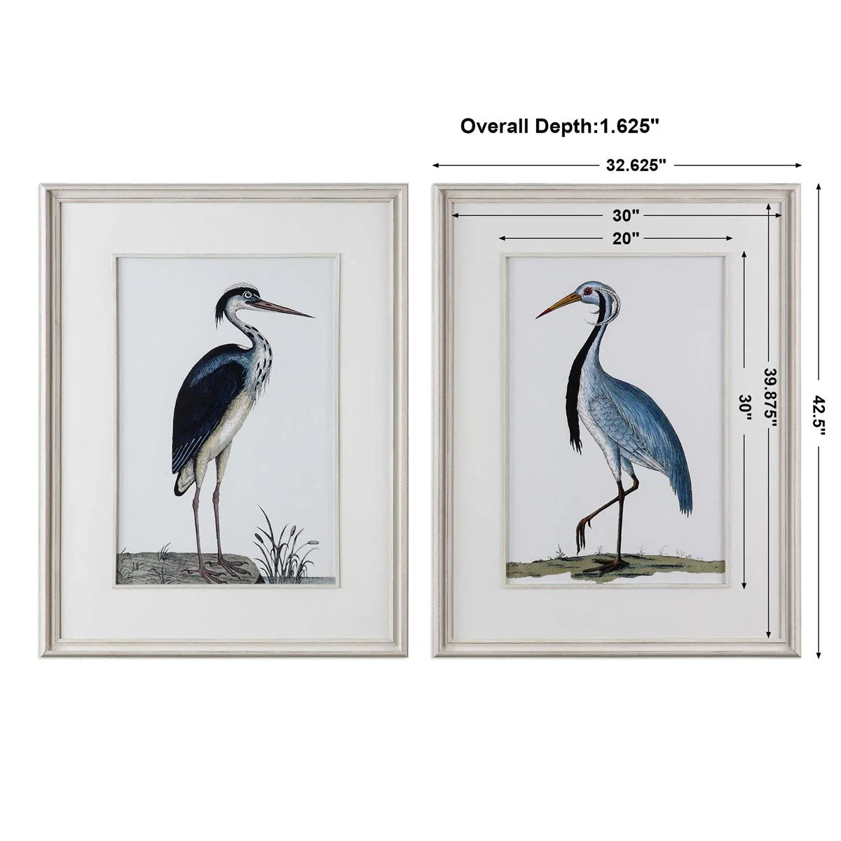 Uttermost Shore Birds Coastal Set of 2 Framed Prints - Image 3