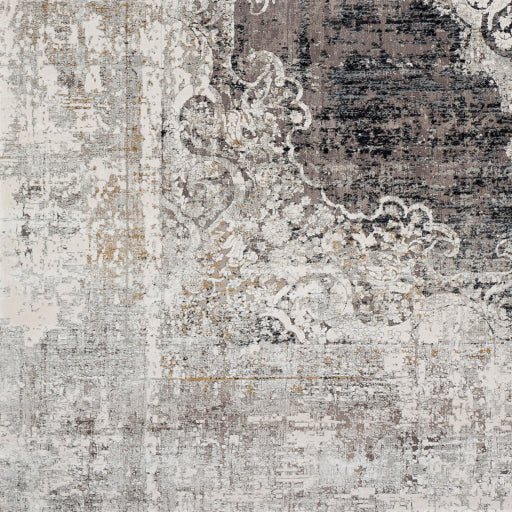 Surya Rugs Solar Collection Black, Gray, Charcoal, Saffron & White Area Rug SOR-2305 - Image 10