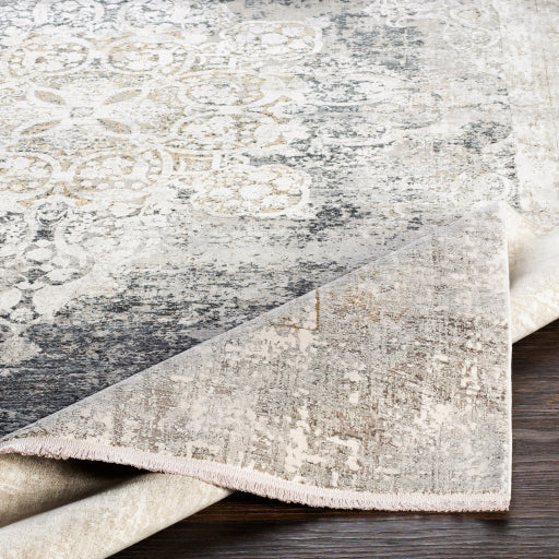 Surya Rugs Solar Collection Black, Gray, Charcoal, Saffron & White Area Rug SOR-2305 - Image 11