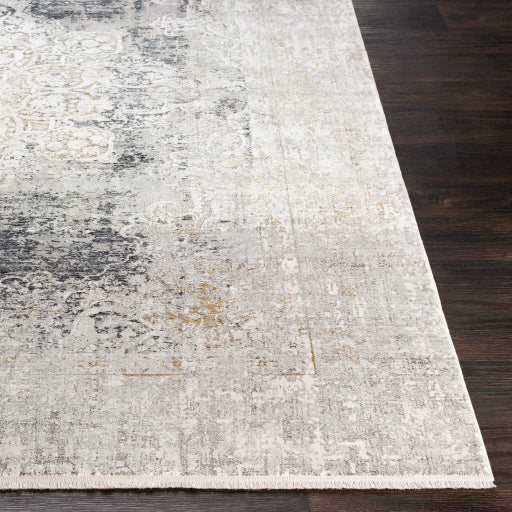 Surya Rugs Solar Collection Black, Gray, Charcoal, Saffron & White Area Rug SOR-2305 - Image 13