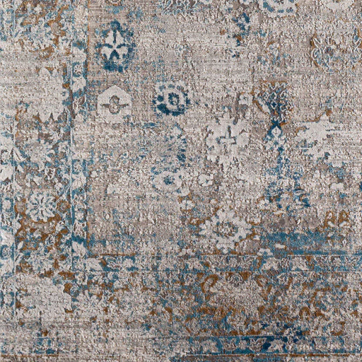 Surya Rugs Solar Collection Sky Blue, Dark Blue, Gray, Charcoal, White & Saffron Area Rug SOR-2307 - Image 11