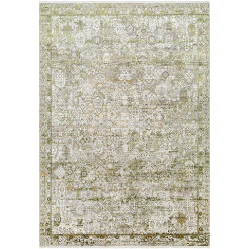 Surya Rugs Solar Collection Olive, Off-White, Taupe & Gray Area Rug SOR-2325 - Image 2