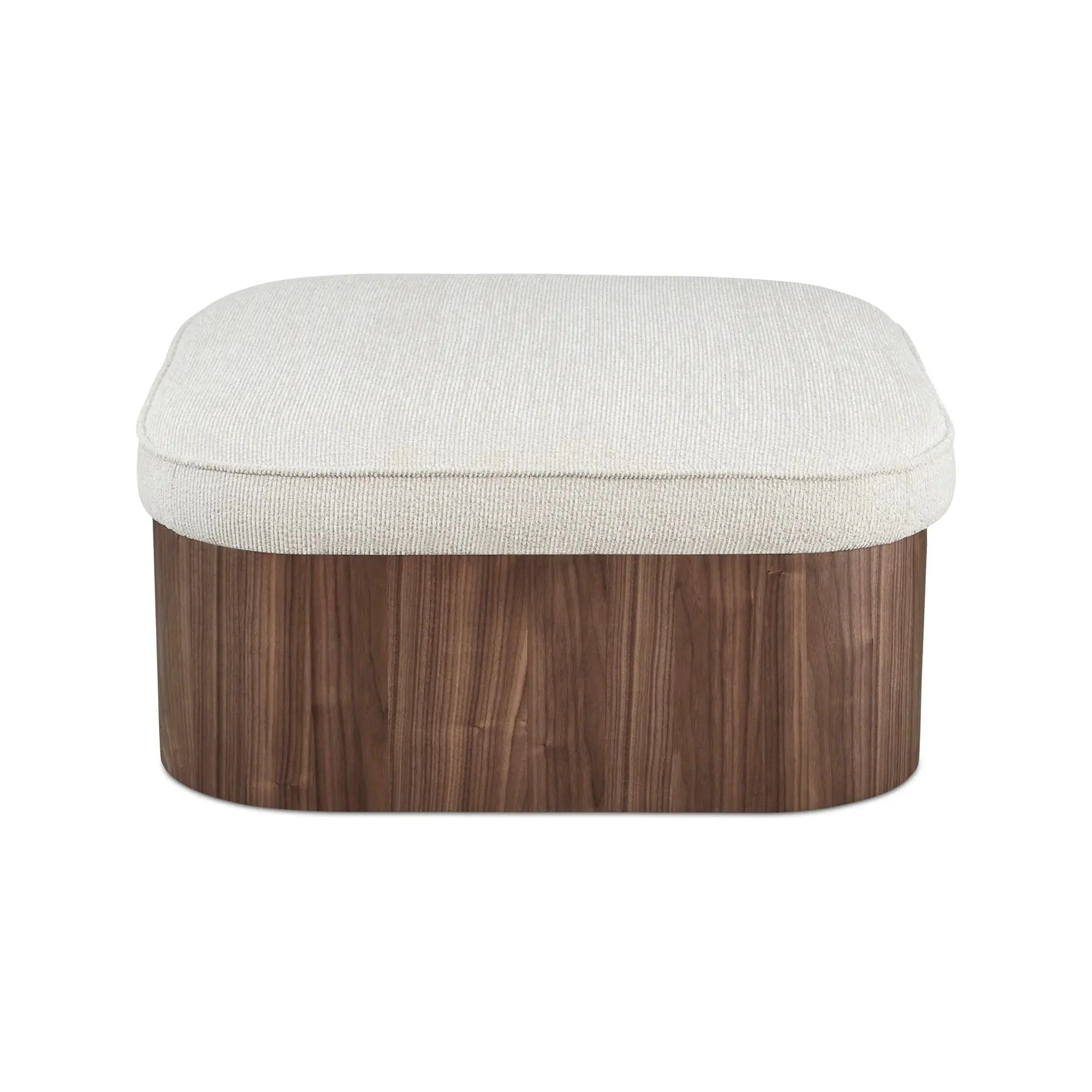 Moe’s Home Collection Sonny Flecked Oat Storage Ottoman - Image 9