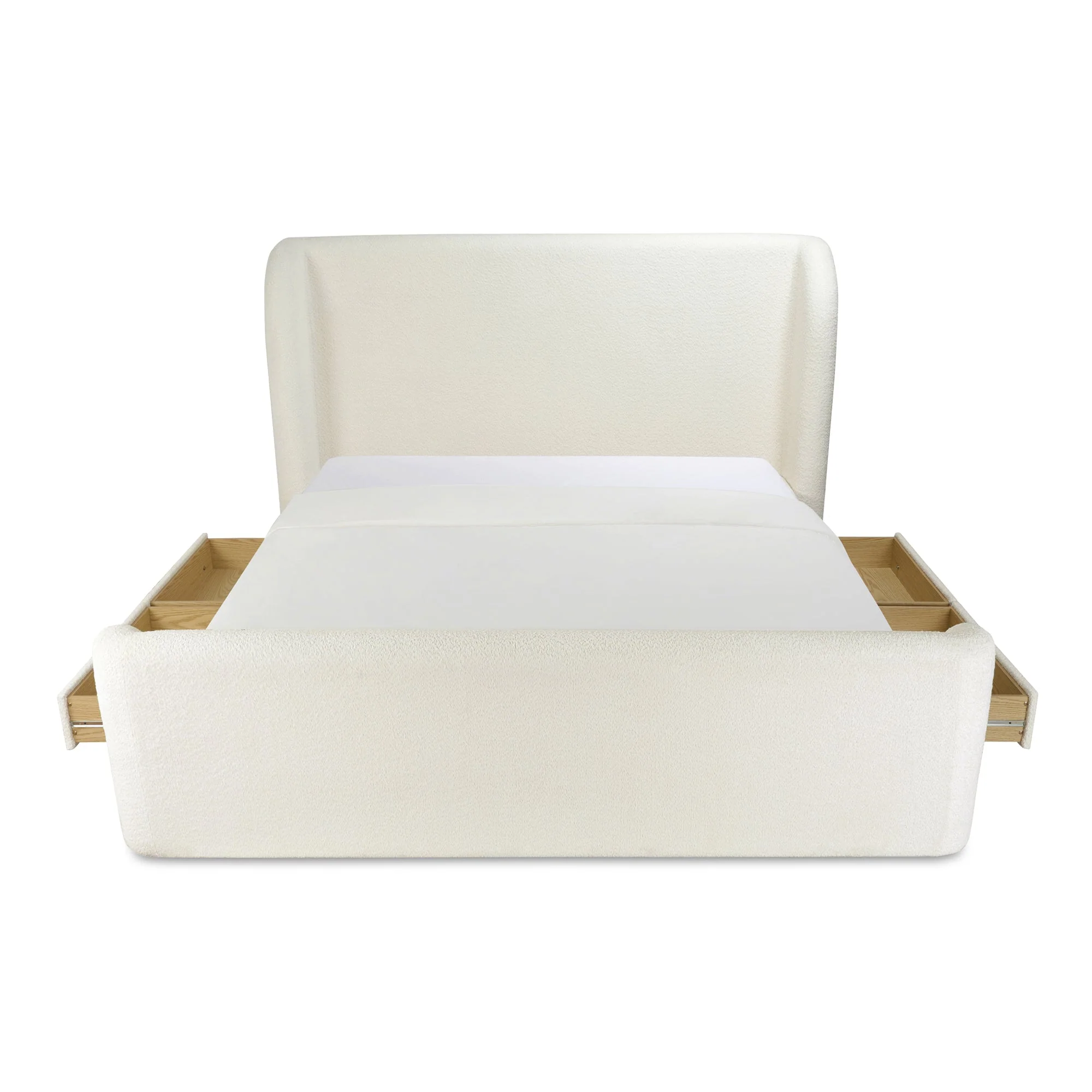 Moe's Home Collection Sophia Cream King Bed - Image 3