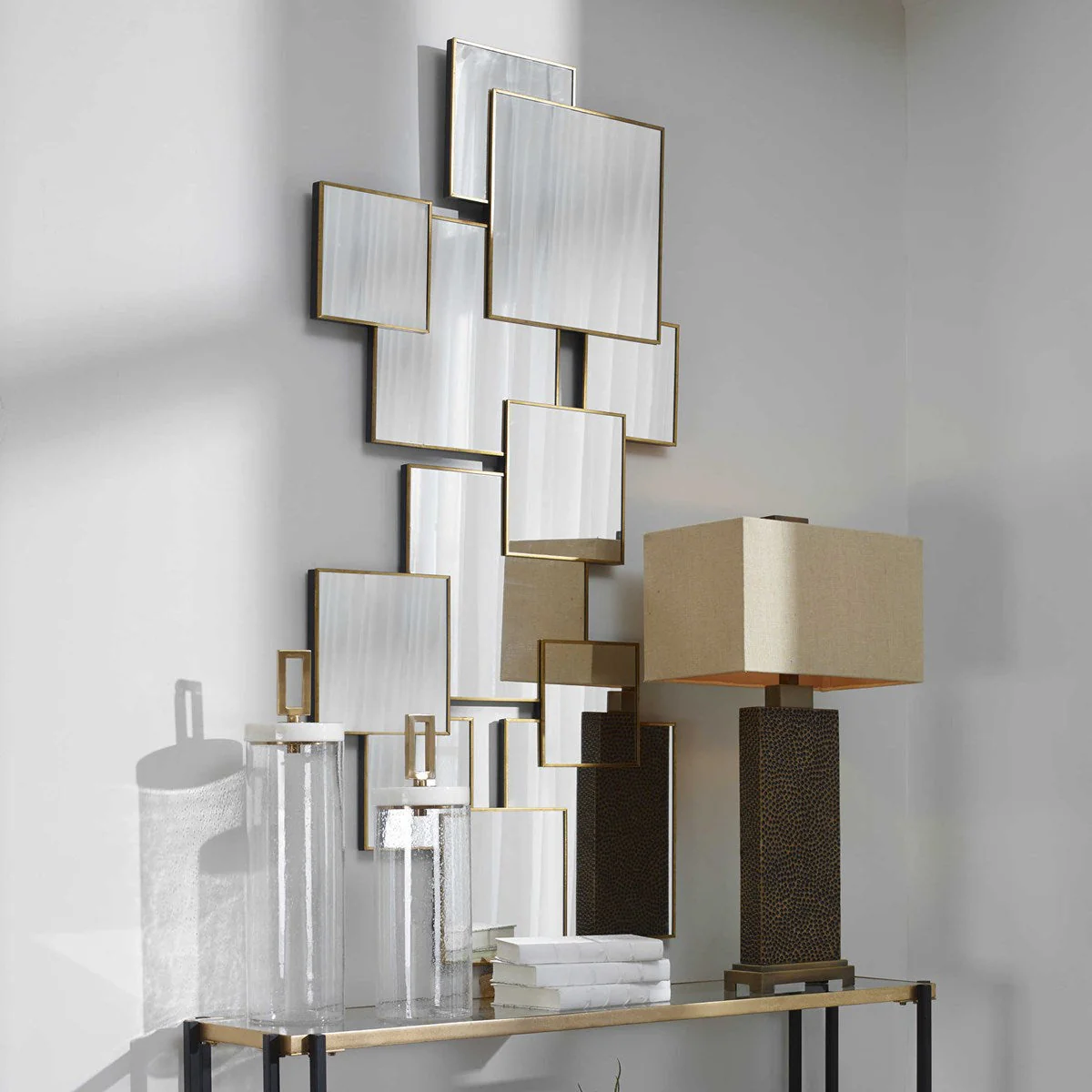 Uttermost Soren Squares Modern Mirror - Image 3