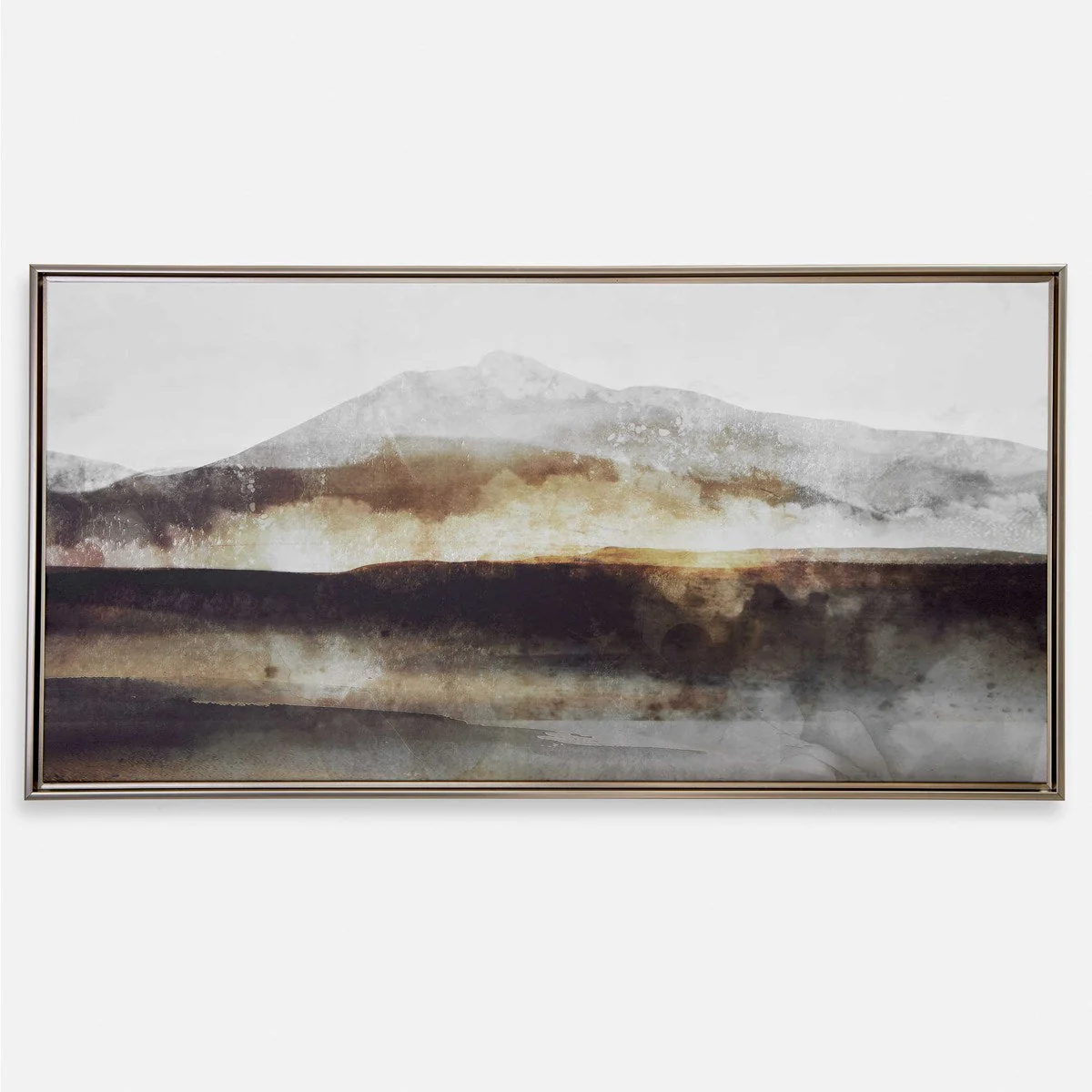 Uttermost Splash Of Land Earthy Tones Framed Canvas - Image 2
