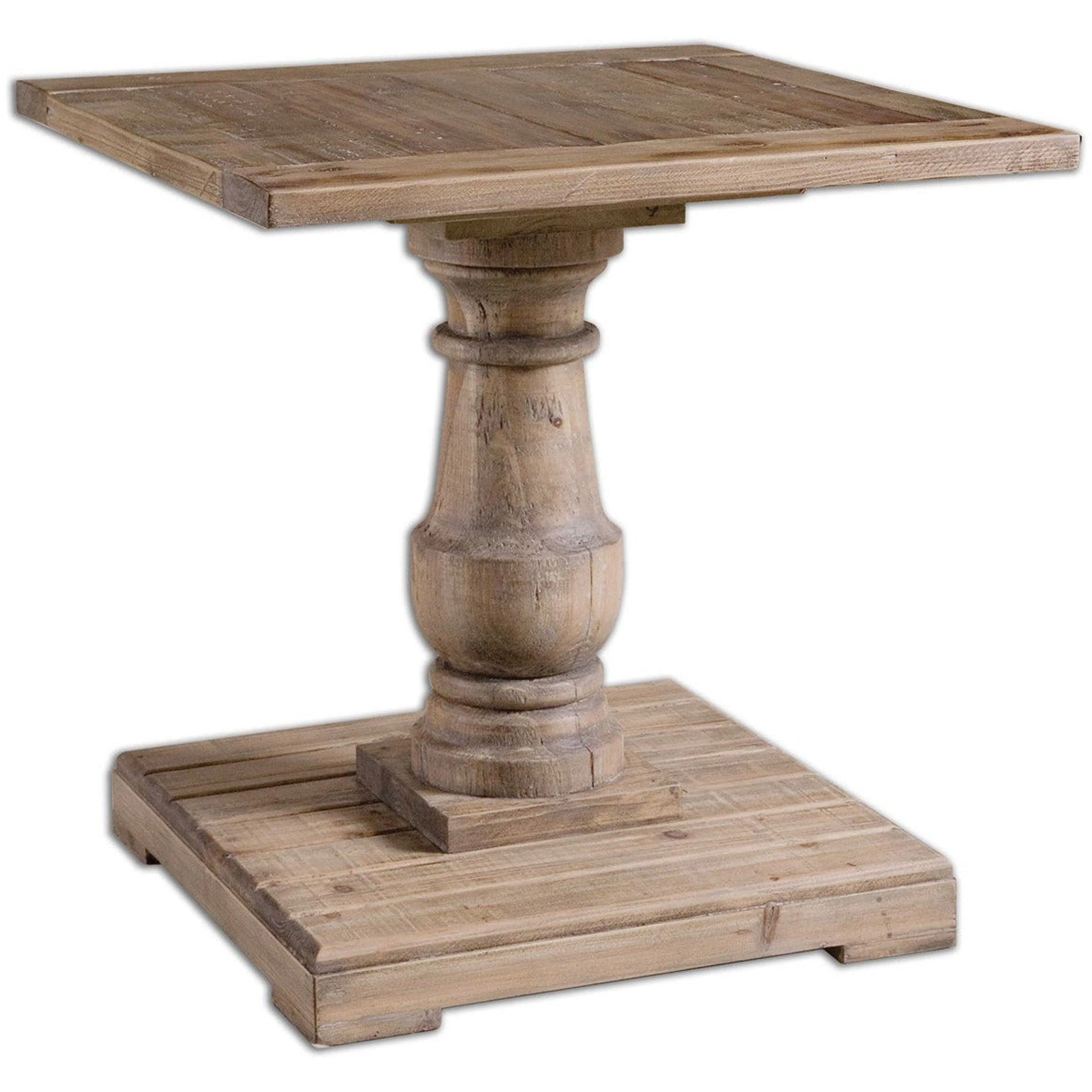 Uttermost Stratford Reclaimed Wood Rustic End Table