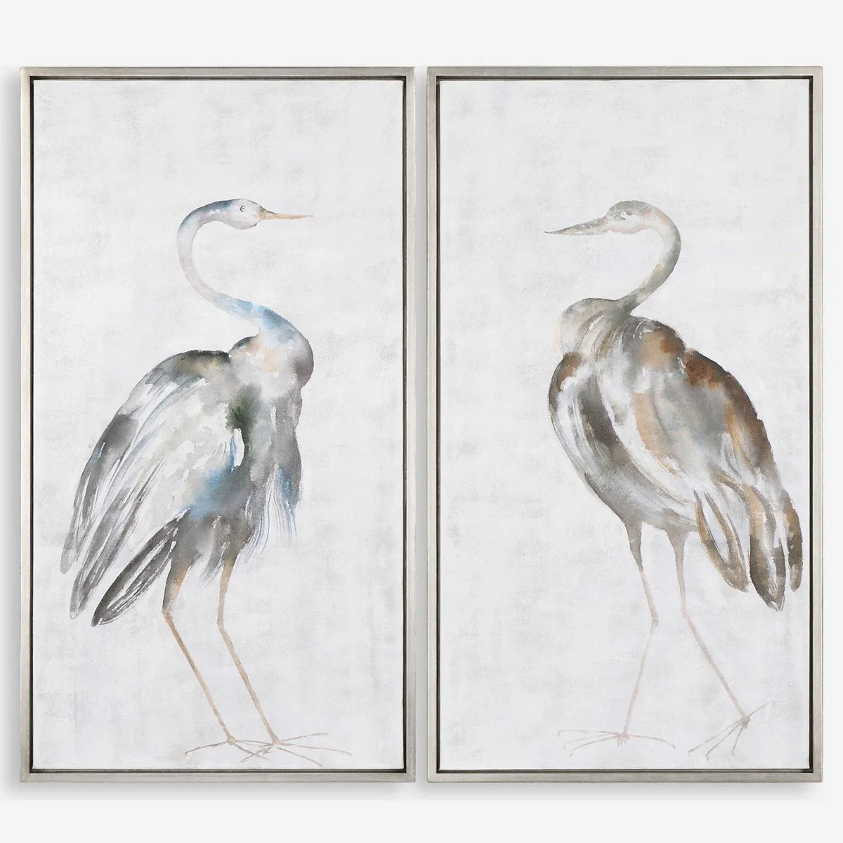 Uttermost Summer Birds Coastal Set of 2 Hand Painted Canvase - Image 2