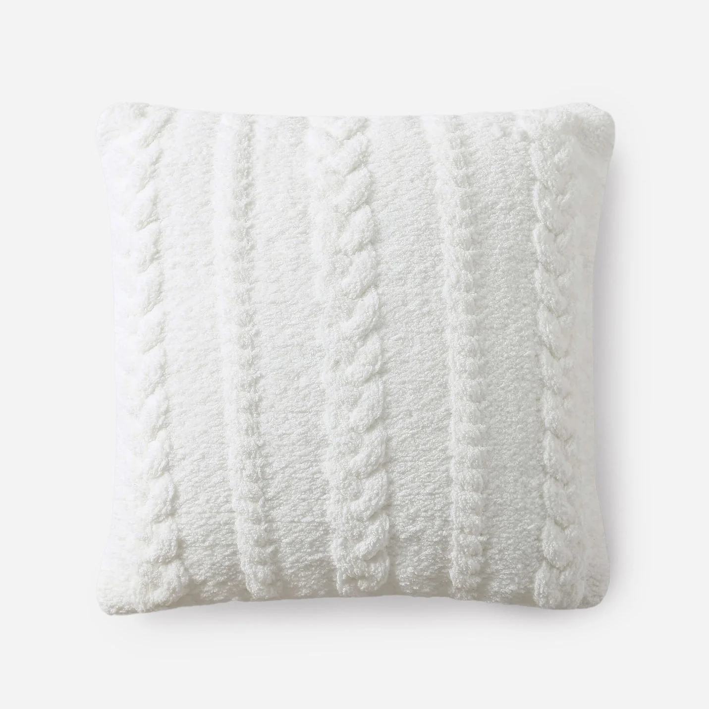 Sunday Citizen Braided Throw Pillow in Off White ~ 20 x 20