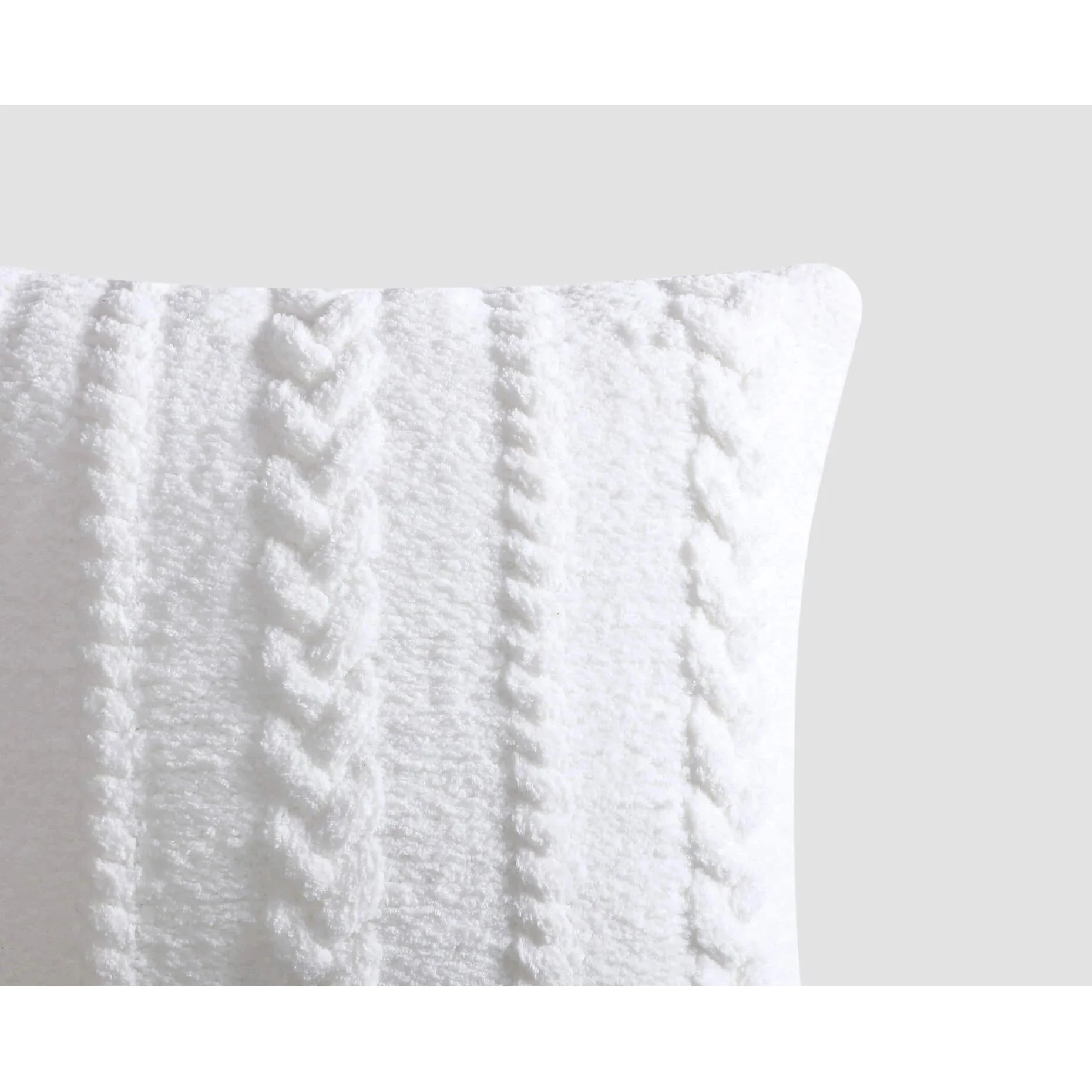 Sunday Citizen Braided Throw Pillow in Off White ~ 20 x 20 - Image 5