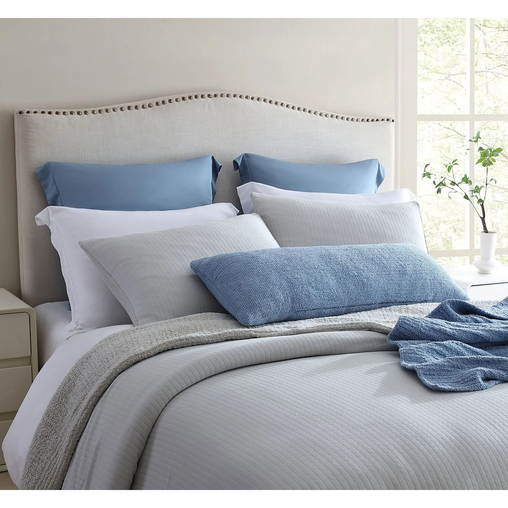 Sunday Citizen Clear White Natural Premium Bamboo Sham Set ~ Available in King and Standard Sizes - Image 2